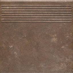 Фото плитки PARADYZ KLINKIER ILARIO BROWN STOPNICA PROSTA STRUKTURA 30x30 из коллекции PARADYZ KLINKIER ILARIO 