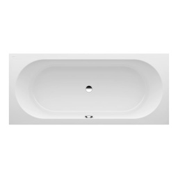 ВАННА ВСТРАИВАЕМАЯ ИЗ ИСКУССТВЕННОГО КАМНЯ LAUFEN LAUFEN PRO 180Х80 СМ, WHITE (H2409500000001)