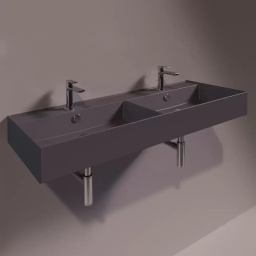 КЕРАМИЧЕСКАЯ РАКОВИНА 121 CМ SIMAS AGILE, MATTE ANTRACITE (AG 121D)