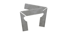 Фото плитки STROEHER AERA CRIO 9118.0710 ПЛИНТУС УГЛОВОЙ ПРАВЫЙ 10X10 из коллекции STROEHER AERA 