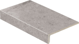 Фото плитки STROEHER GRAVEL BLEND GREY 4817.962 СТУПЕНЬ 17.5X29.4 из коллекции STROEHER GRAVEL BLEND 