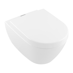 ПОДВЕСНОЙ БЕЗОБОДКОВЫЙ УНИТАЗ VILLEROY&BOCH SUBWAY 2.0, WHITE ALPIN ANTIBAC CERAMICPLUS (5614A1T2)
