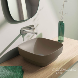 КЕРАМИЧЕСКАЯ РАКОВИНА 40 СМ CATALANO GREEN LUX, КОРИЧНЕВАЯ (140AGRLXMS)