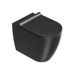 НАПОЛЬНЫЙ БЕЗОБОДКОВЫЙ УНИТАЗ CATALANO SFERA 54 NEW FLUSH, NERO SATINATO (1VPS54RNNS)