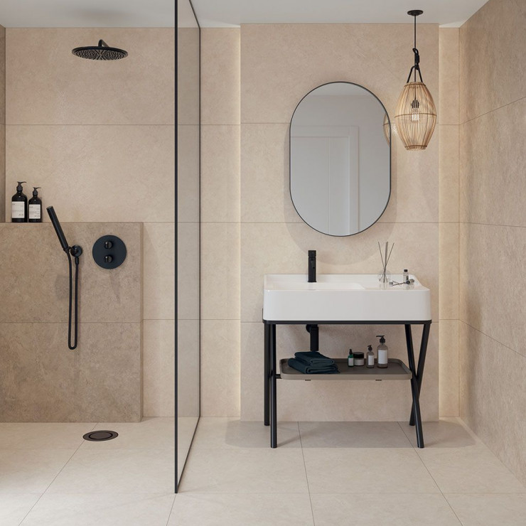 Paradyż LIGHTSTONE — спокойная каменная эстетика в интерьере