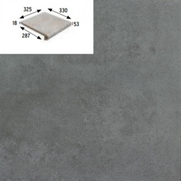 Керамогранит GRES ARAGON CAPRI PELDANO CARBON PZ270 33x33x1,8 из коллекции GRES ARAGON CAPRI 