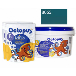 ЭПОКСИДНАЯ ЗАТИРКА OCTOPUS ZATIRKA 2-КОМП. ЦВЕТ БИРЮЗОВО-МОРСКОЙ 8065 2,5 КГ (8065-2)