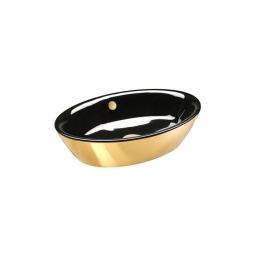 КЕРАМИЧЕСКАЯ РАКОВИНА 60 СМ CATALANO GOLD&SILVER, GOLD/BLACK (160VLNNO)