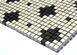 Фото плитки KOTTO МІ7 К060600 ELEGANZA NERO-SALINO 28,8X28,8X1 из коллекции KOTTO MOSAICID'ITALIA 