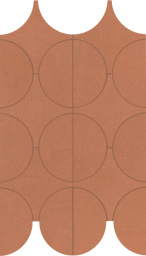 Фото плитки MARAZZI CEMENTUM COTTO MOSAICO CERCHI 23,8X41,4 из коллекции MARAZZI CEMENTUM 