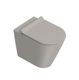НАПОЛЬНЫЙ БЕЗОБОДКОВЫЙ УНИТАЗ CATALANO ZERO 55 NEWFLUSH, TORTORA SATINATO (01 1455 0032)