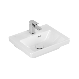 РАКОВИНА 45Х37 VILLEROY&BOCH SUBWAY 3.0, WHITE ALPIN CERAMICPLUS (437045R1)
