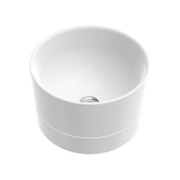 КАМЕННАЯ РАКОВИНА 38 СМ MARMORIN DUO II, С БЕЛОЙ ПАНЕЛЬЮ (P_U_536_08_0380)