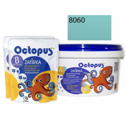 ЭПОКСИДНАЯ ЗАТИРКА OCTOPUS ZATIRKA 2-КОМП. ЦВЕТ БИРЮЗОВО-МОРСКОЙ 8060 2,5 КГ (8060-2)