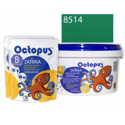ЭПОКСИДНАЯ ЗАТИРКА OCTOPUS ZATIRKA 2-КОМП. ЦВЕТ ЗЕЛЕНО-ИЗУМРУДНЫЙ 8514 2,5 КГ (8514-2)