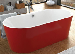 ВАННА ИЗ САНИТАРНОГО АКРИЛА KOLPA SAN COMODO-FS 185X90 СМ WHITE-RED (3838987 593829)