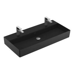 РАКОВИНА ПОДВЕСНАЯ 100Х47 VILLEROY&BOCH MEMENTO 2.0, EBONY (4A22A1S5)