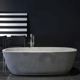 ВАННА ОТДЕЛЬНОСТОЯЩАЯ ANTONIO LUPI BA?A 185X90 СМ, СЕРАЯ (BAIA STONE GREY)