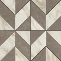 Фото плитки ATLAS CONCORDE MARVEL EDGEGRIS-CALACATTA MOS. CUBES LAPP 36,5X36,5 из коллекции ATLAS CONCORDE MARVEL EDGE 
