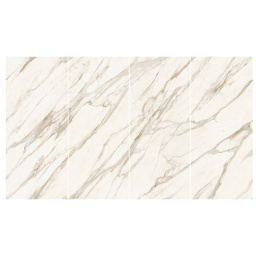 Фото плитки ATLAS CONCORDE MARVEL MERAVIGLIA CALACATTA BERNINI LAPP. KIT ENDLESS 4PCS 120X278X0,6 из коллекции ATLAS CONCORDE MARVEL MERAVIGLIA 