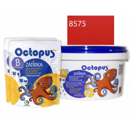 ЭПОКСИДНАЯ ЗАТИРКА OCTOPUS ZATIRKA 2-КОМП. ЦВЕТ КРАСНЫЙ 8575 2,5 КГ (8575-2)