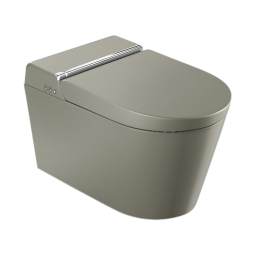 ПОДВЕСНОЙ УНИТАЗ С ФУНКЦИЕЙ БИДЕ И КРЫШКОЙ SOFT CLOSE GALASSIA HYGEA, СЕРЫЙ МАТОВЫЙ (6200GM+6201GM)