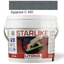 LITOKOL STARLIKE CLASSIC C.480 АРДЕЗИЯ 2,5 кг ЭПОКСИДНАЯ ЗАТИРКА STRARD02.5