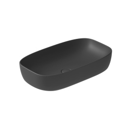 РАКОВИНА 64Х38 СМ GALASSIA DREAM, ЧЕРНЫЙ МАТОВЫЙ (7300NEMT)