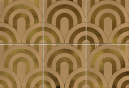Фото плитки VIVES HANAMI TAKADA CARAMELO ORO ДЕКОР 23X33,5X0,91 из коллекции VIVES HANAMI 