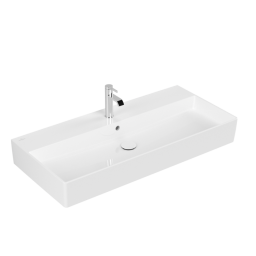 РАКОВИНА ПОДВЕСНАЯ 100Х47 VILLEROY&BOCH MEMENTO 2.0, WHITE ALPIN CERAMICPLUS (4A221GR1)
