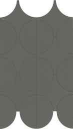 Фото плитки MARAZZI CEMENTUM INDIGO MOSAICO CERCHI 23,8X41,4 из коллекции MARAZZI CEMENTUM 