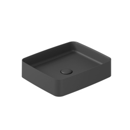 РАКОВИНА НАКЛАДНАЯ 45Х38 СМ GALASSIA SMART B, ЧЕРНЫЙ МАТОВЫЙ (7414NEMT)