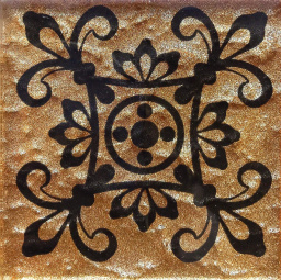 Фото плитки KOTTO TAKO GTР 73016 VENUS BROWN BROCADE S1 7,3X7,3X0,8 из коллекции KOTTO TAKO 