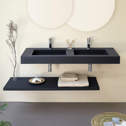 РАКОВИНА 140X46 CM SANYCCES CLEVER DUO, АНТРАЦИТ (LV30414046122SAN)