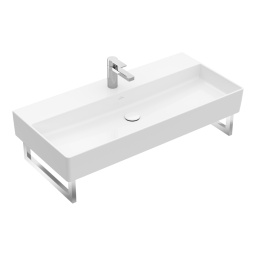 РАКОВИНА ПОДВЕСНАЯ 100Х47 VILLEROY&BOCH MEMENTO 2.0, WHITE ALPIN (4A22A201)