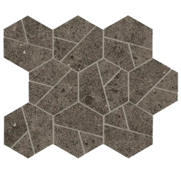 Фото плитки ATLAS CONCORDE BOOST STONE TOBACCO MOSAICO HEX MATT A7C1 25X28,5 из коллекции ATLAS CONCORDE BOOST STONE 