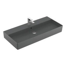 РАКОВИНА ПОДВЕСНАЯ 100Х47 VILLEROY&BOCH MEMENTO 2.0, GRAPHITE (4A221GI4)
