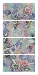 Фото плитки ABK WIDESTYLE SIXTIES LIGHT COMP.4 PZ DIGIT 2011 120X240 из коллекции ABK WIDESTYLE 