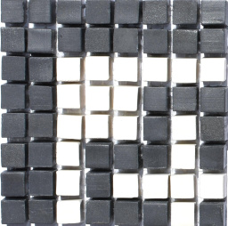 Фото плитки KOTTO МІ7 К060602 ELEGANZA NERO-SALINO 9,6X9,6X1 из коллекции KOTTO MOSAICID'ITALIA 