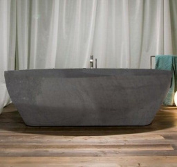 ВАННА ОТДЕЛЬНОСТОЯЩАЯ ANTONIO LUPI SOLIDEA 210X130 СМ, СЕРЫЙ (SOLIDEA210 STONE GREY)
