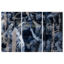Фото плитки FIANDRE DESIGN YOUR SLABS CLASSIC ART COMPOSIZIONE ART 3 ШТ NAT Y4WS00D453006 150X300X0,6 из коллекции FIANDRE DESIGN YOUR SLABS 