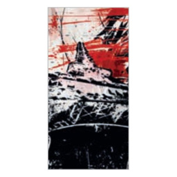 Фото плитки FIANDRE DESIGN YOUR SLABS EIFFEL RED COMPOSIZIONE ART 1 ШТ NAT Y4WZ00D301506 150X300X0,6 из коллекции FIANDRE DESIGN YOUR SLABS 