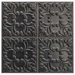 Фото плитки REALONDA TIN TILES TILE BLACK 44,2Х44,2 из коллекции REALONDA TIN TILES 