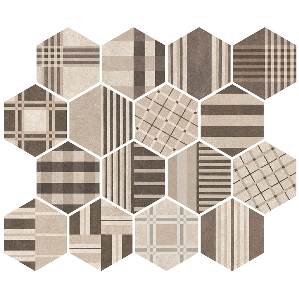 Фото плитки EQUIPE HEXATILE CEMENT GEO SAND 22100 17.5X20 из коллекции EQUIPE HEXATILE CEMENT 