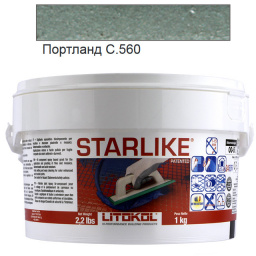 LITOKOL STARLIKE CLASSIC C.560 ПОРТЛАНД 1 кг ЭПОКСИДНАЯ ЗАТИРКА STRAVR0001