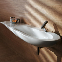КЕРАМИЧЕСКАЯ РАКОВИНА-СТОЛЕШНИЦА 120 СМ LAUFEN IL BAGNO ALESSI ONE, БЕЛЫЙ (H8149744001041)