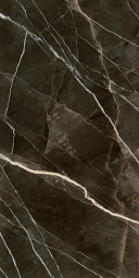 Фото плитки MARAZZI GRANDE MARBLE LOOK CALACATTA BLACK LUX FACCIA A RT 160X320 из коллекции MARAZZI GRANDE MARBLE LOOK 