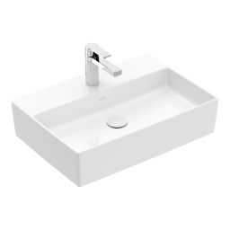 РАКОВИНА НАКЛАДНАЯ 60Х42 VILLEROY&BOCH MEMENTO 2.0, WHITE ALPIN (4A076101)