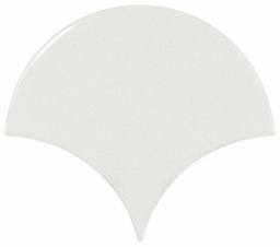 Фото плитки EQUIPE SCALE FAN WHITE 21968 10,6X12 из коллекции EQUIPE SCALE 