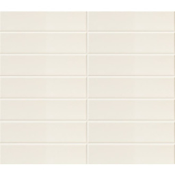 Фото плитки TERRATINTA SARTORIA VIBES NIVEO FLAT GLOSSY SAVIFL0162G 6,2Х25 из коллекции TERRATINTA SARTORIA 